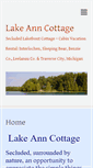 Mobile Screenshot of lakeanncottage.com